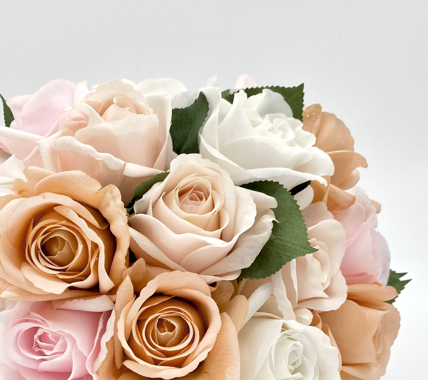 The Table Rose One: A stunning table centerpiece with elegant real touch roses