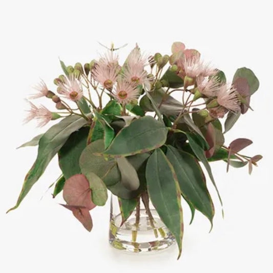The Pretty Pink Native One: Handmade Soft Leafy Arrangement for a Natural Touch